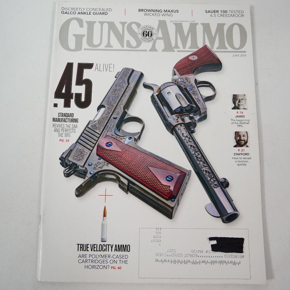 Lot Of 8 Guns & Ammo Magazines 2018 Issues Featuring Firearms & Accessories - Picture 8 of 16